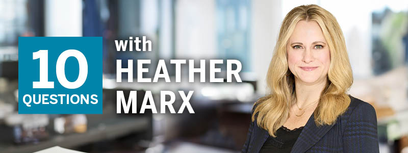 10 Questions with Heather Marx